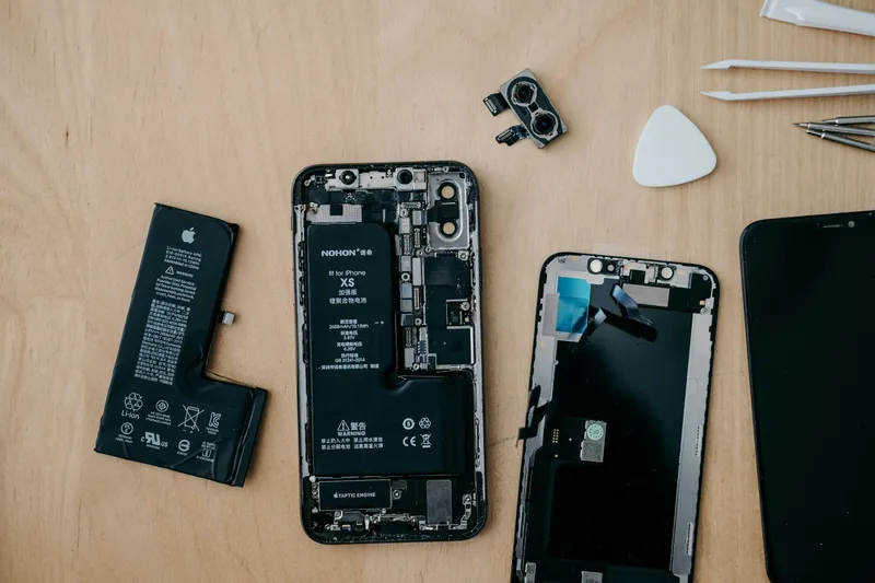 Telefon ve bilgisayar tamir servisi ortamı
