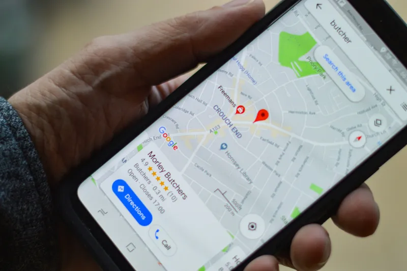 Telefonda Google harita ve konum araması
